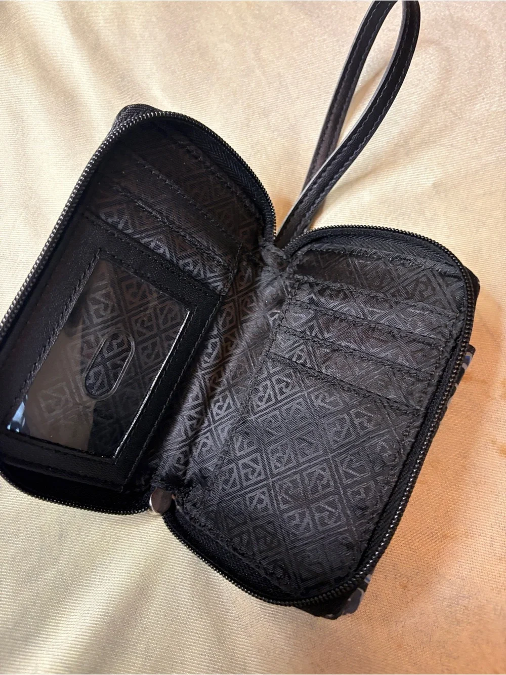 Relic Patterned Floral Wristlet Phone Case with Wrist Strap